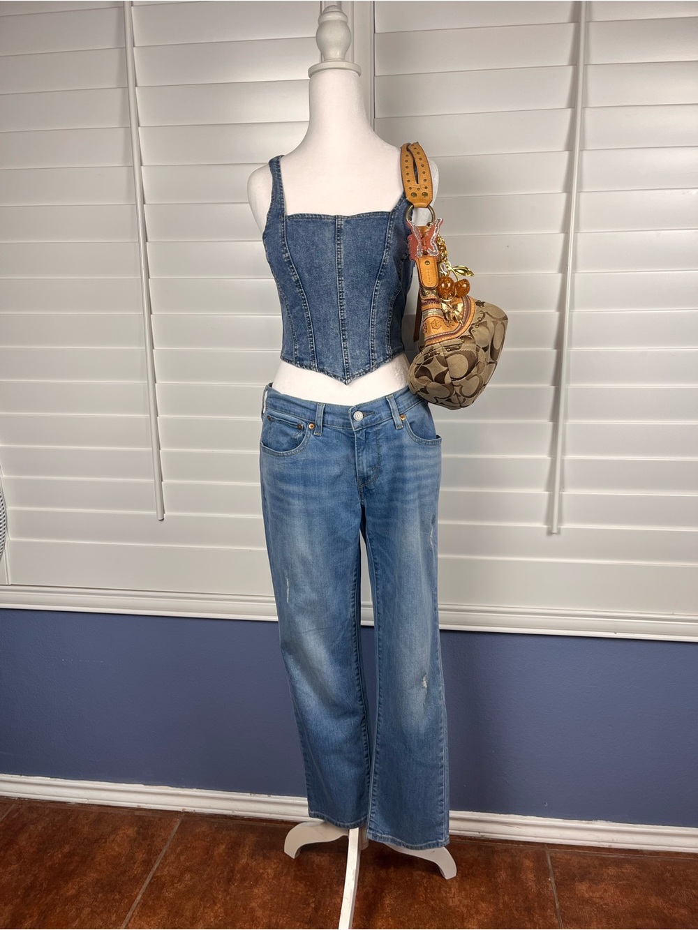 Levi's Light Blue Straight Leg Jeans